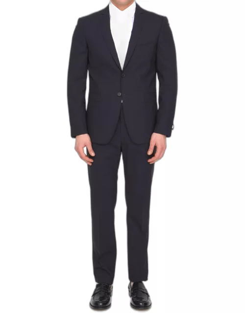 Tonello Black Wool Two-piece Suit
