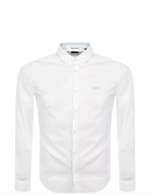 BOSS Biado R Long Sleeved Shirt White