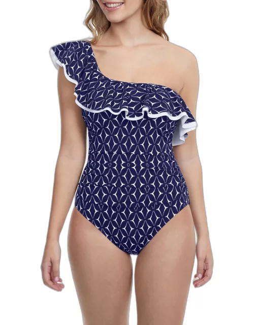 Supreme One-Shoulder One-Piece Swimsuit