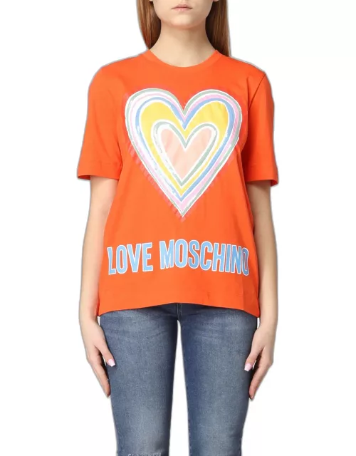 Love Moschino basic t-shirt with logo print