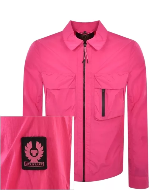 Belstaff Rift Overshirt Jacket Pink
