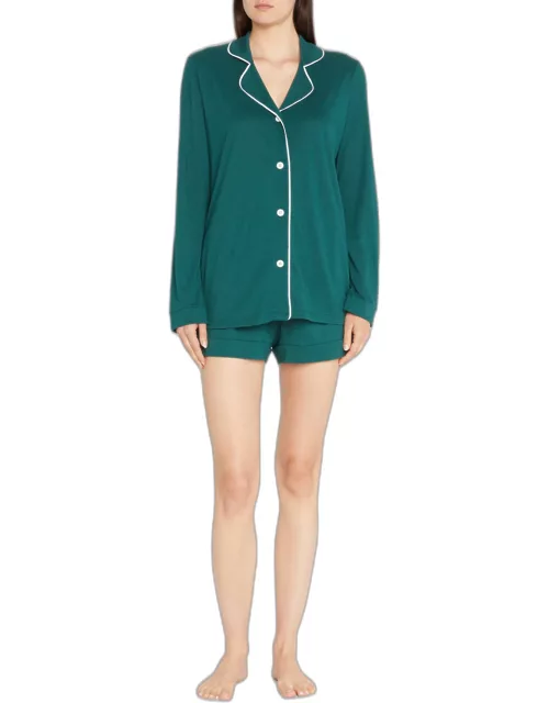 Bella Long-Sleeve Short Pajama Set