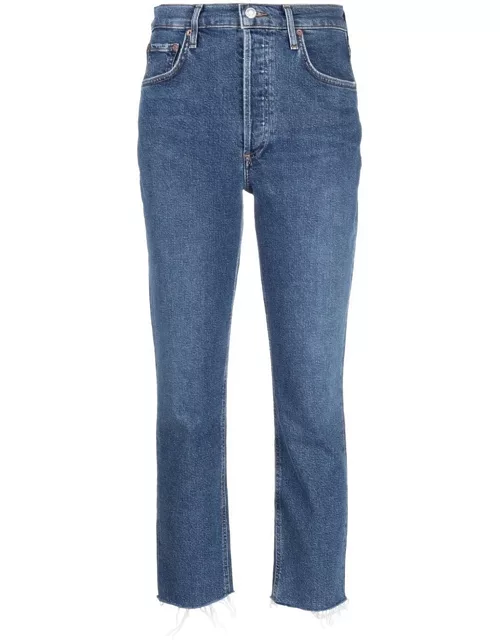 AGOLDE Riley cropped jean