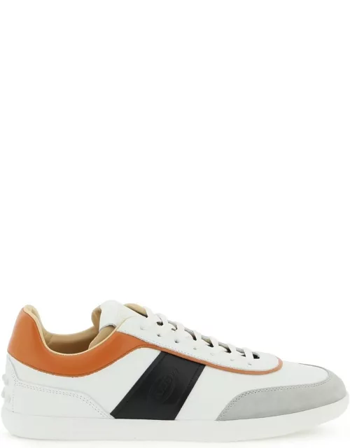 TOD'S TABS LEATHER SNEAKER