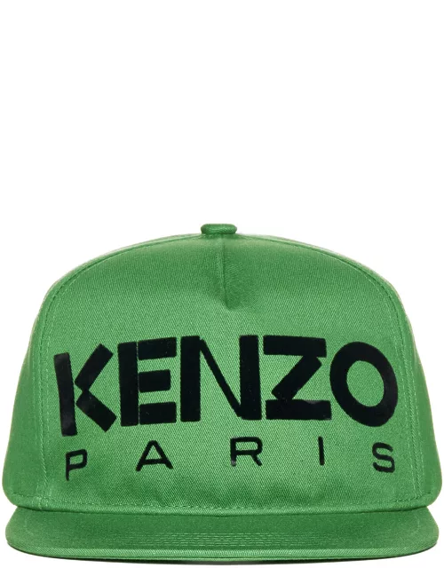 Kenzo Logo Cotton Baseball Cap