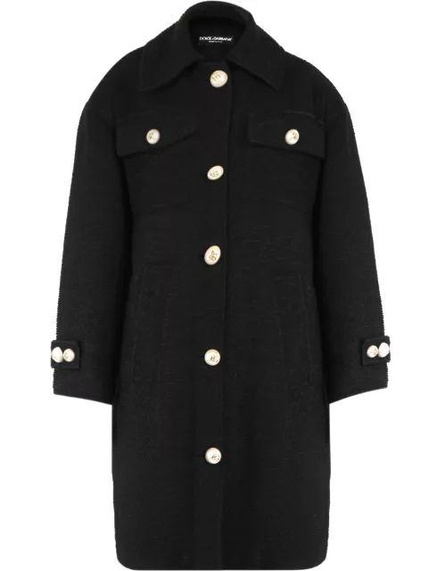 Widefit black coat
