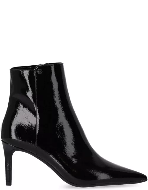 Michael Kors Polished Pointed Toe Ankle Boot