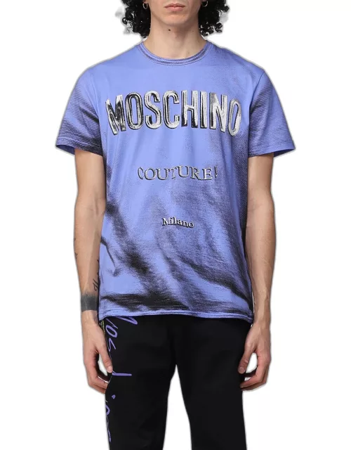 T-Shirt MOSCHINO COUTURE Men colour Gnawed Blue