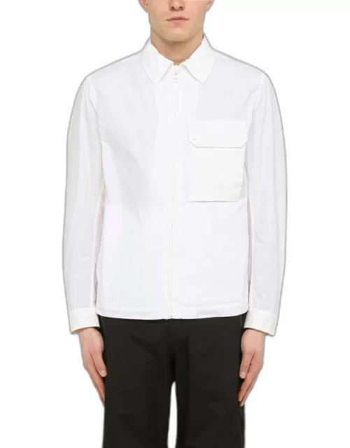 White shirt with zip