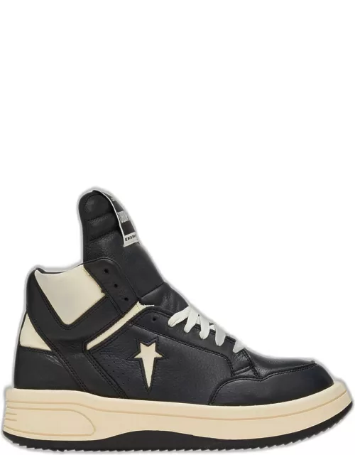 x Converse Men's TURBOWPN Leather High-Top Sneaker