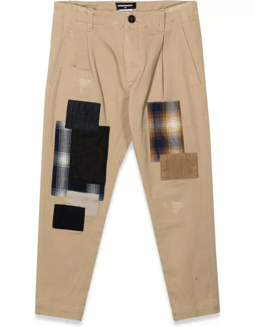 dsquared pants with patche