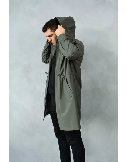 Mattie Men&#39;s Classic Hooded Raincoat