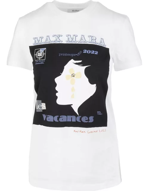 Max Mara White Zefir T-shirt