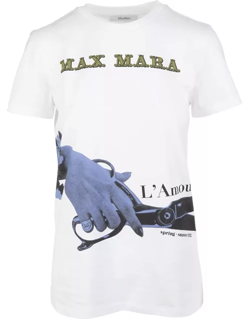 Max Mara White Veggia T-shirt
