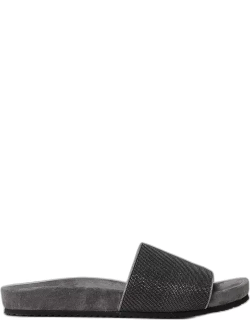 Flat Sandals BRUNELLO CUCINELLI Woman colour Grey