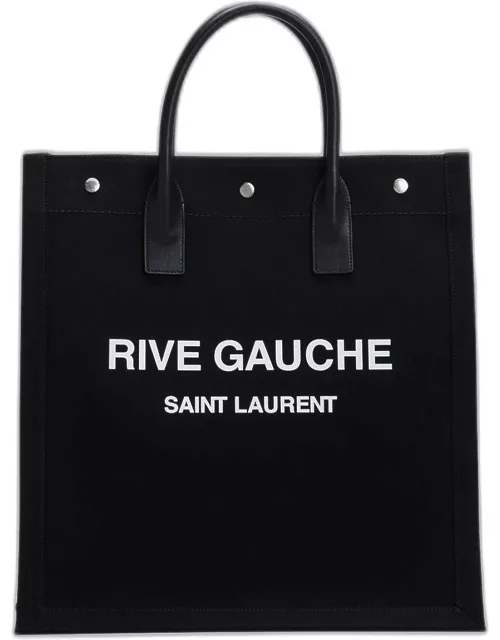 Men's North/South Rive Gauche Canvas Tote Bag