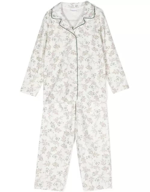La Perla Floral-print Long-sleeve Pyjama