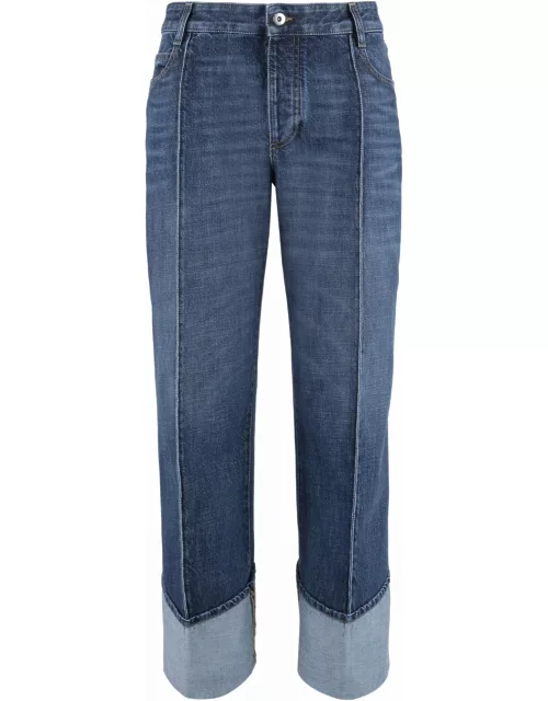 Bottega Veneta Regular-fit Cropped Jean