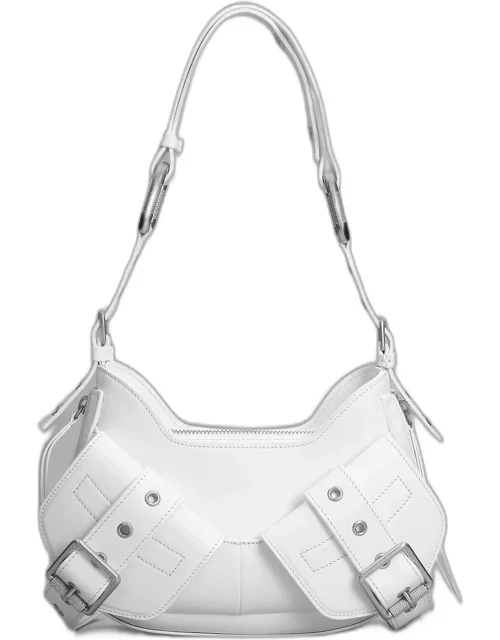 Biasia Shoulder Bag In White Leather