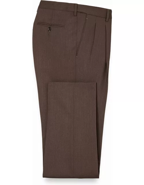 Classic Fit Essential Wool Pleated Suit Pant