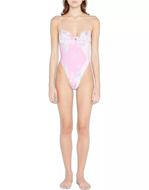 Shara Sequined One-Piece Swimsuit