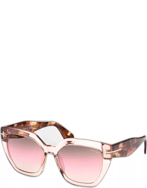 Phoebe Square Plastic Sunglasse