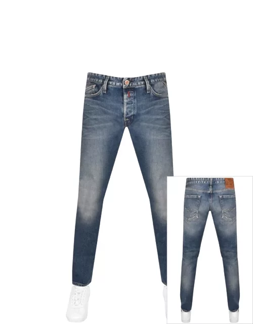 Replay Waitom Regular Slim Jeans Blue