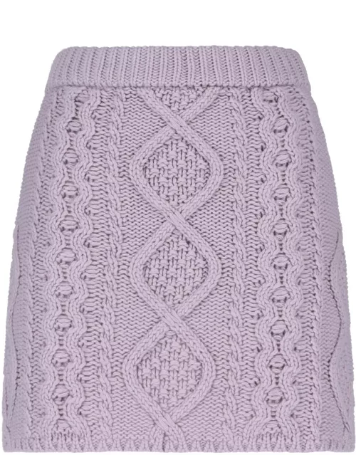 Rokh Knitted Mini Skirt