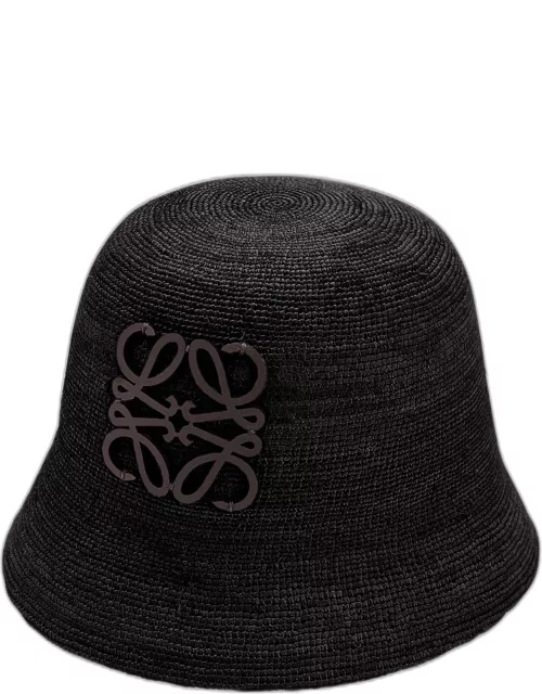 Anagram Raffia Bucket Hat