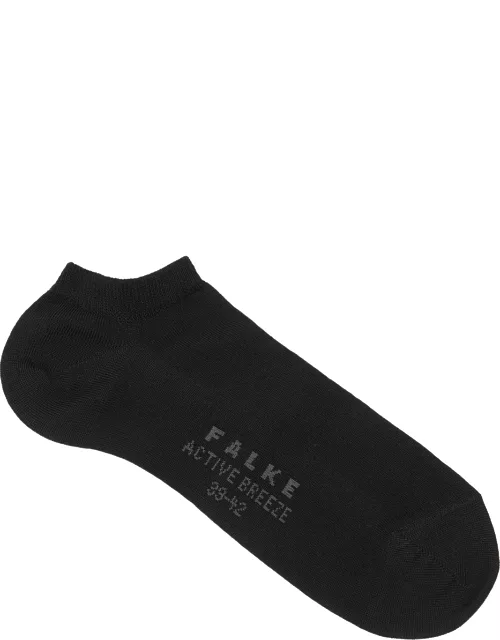 Falke Active Breeze Black Trainer Socks - 39