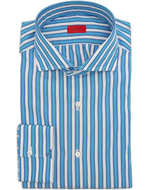 Men's Stripe Cotton Dress Shirt