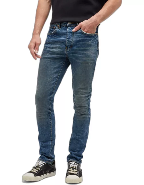 Men's Aged Slim-Straight Jean