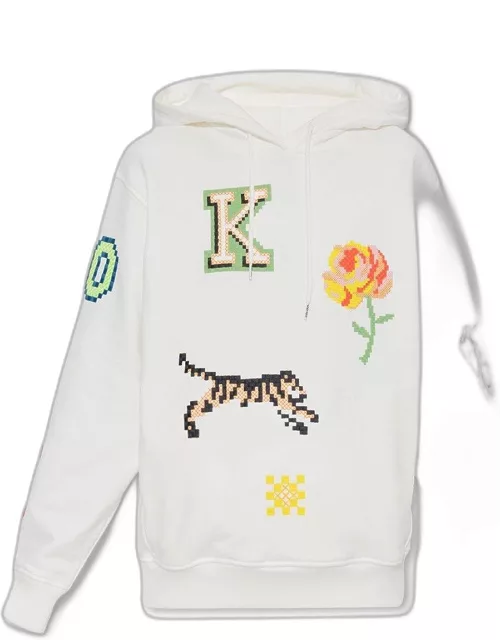 Kenzo All-over Graphic Patched Hoodie