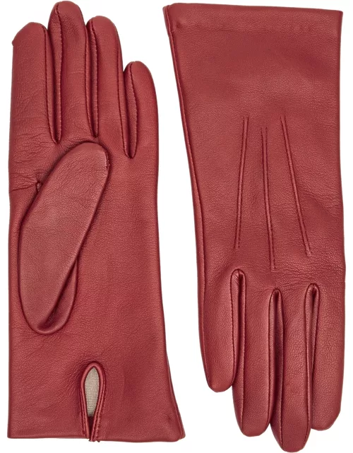 Dents Felicity Red Leather Glove