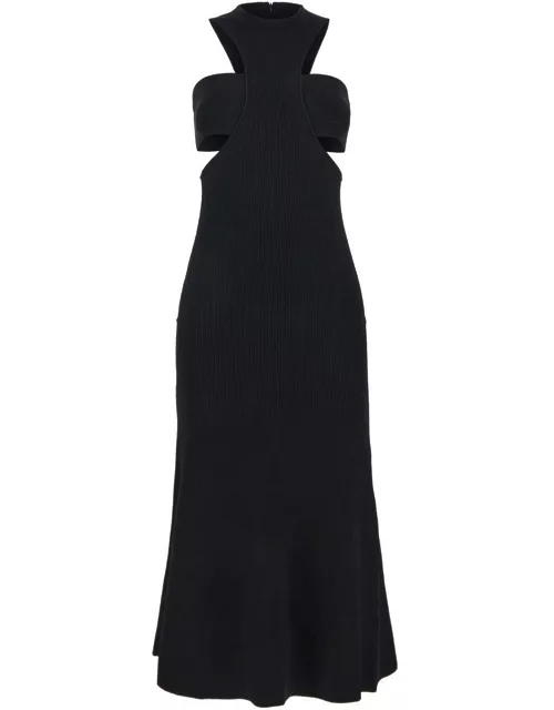 Alexander McQueen Ribbed Knit Dres