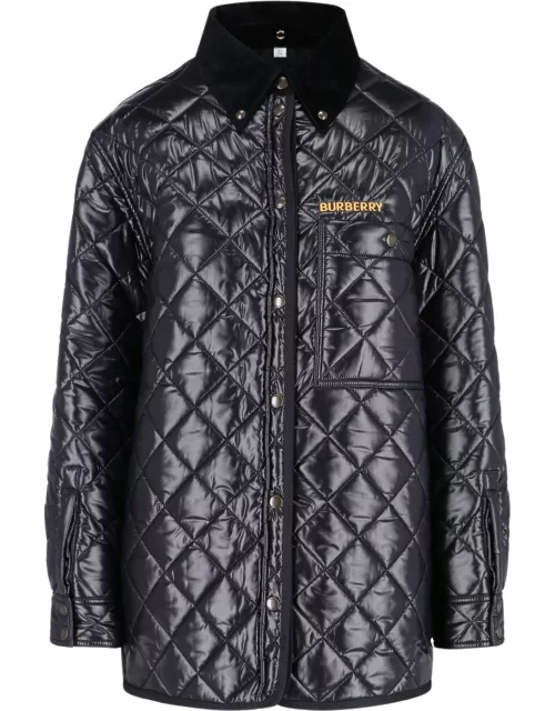 Burberry Logo Quilted Jacket