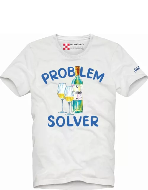 MC2 Saint Barth Problem Solver Printed White T-shirt