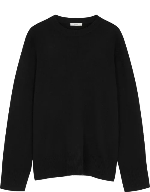 The Row Sibem Wool And Cashmere-blend Jumper - Black