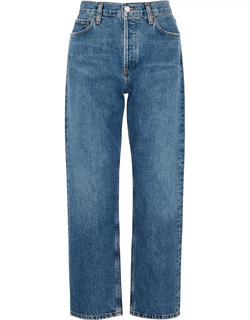 Agolde Wyman Straight-leg Jeans - Mid Blu