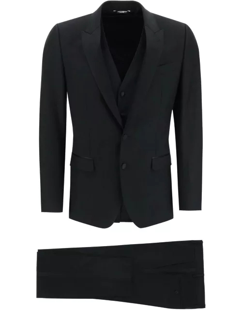 Dolce & Gabbana Martini Fit 3-piece Tuxedo Suit