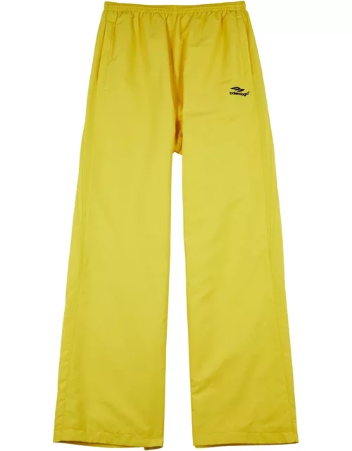 Balenciaga Wide-leg Shell Track Pants - Yellow