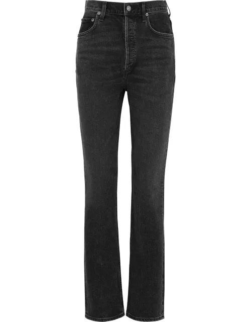 Agolde Freya Slim-leg Jeans - Black