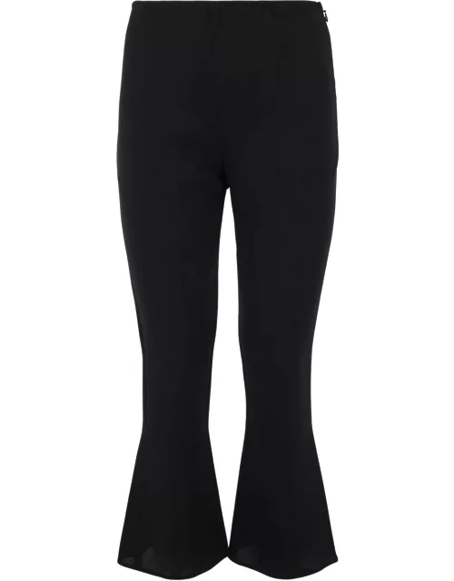 Blumarine 4p006a Flared And Cropped Trouser