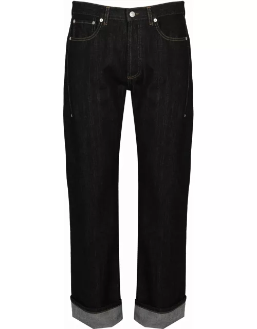 Alexander McQueen Jeans With Side Insert