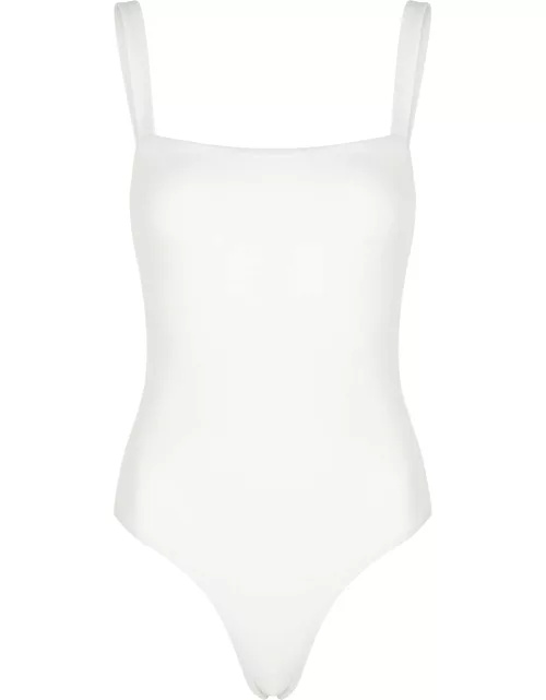 Matteau The Square Textured Swimsuit, Swimsuit, White