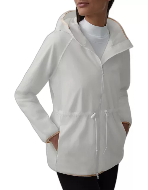 Lundell Hooded Jacket with Drawcord Waist