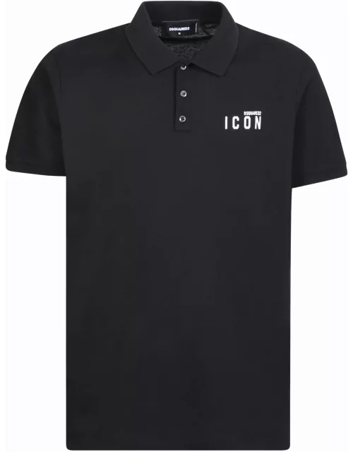 Dsquared2 Black Icon Polo Shirt
