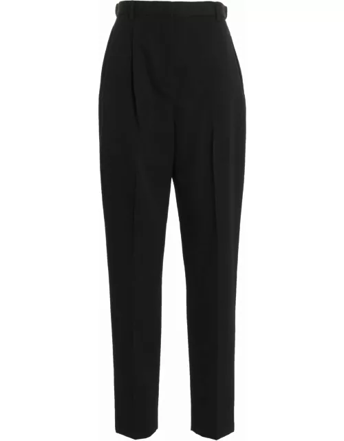Tory Burch Wool Twilled Tailored Trouser