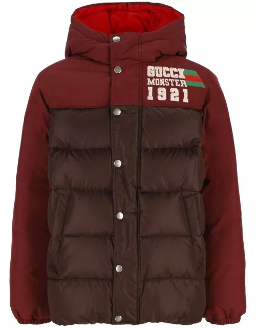 Gucci Logo Embroidered Long-sleeved Coat
