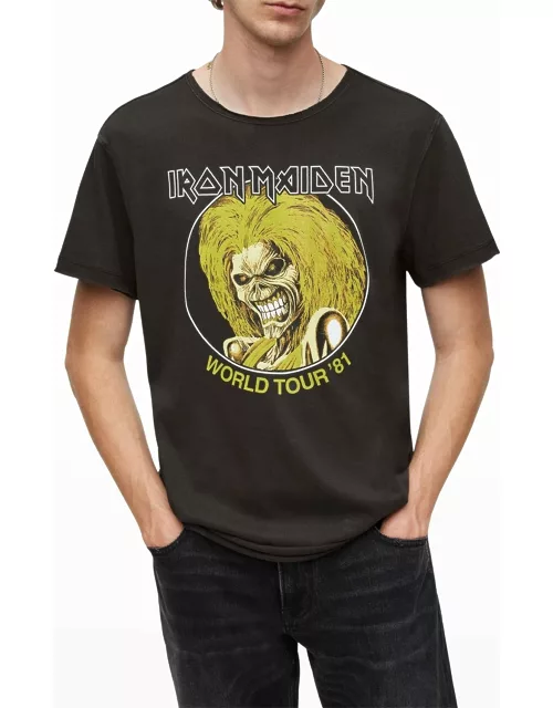 Men's Iron Maiden Raw-Edge T-Shirt